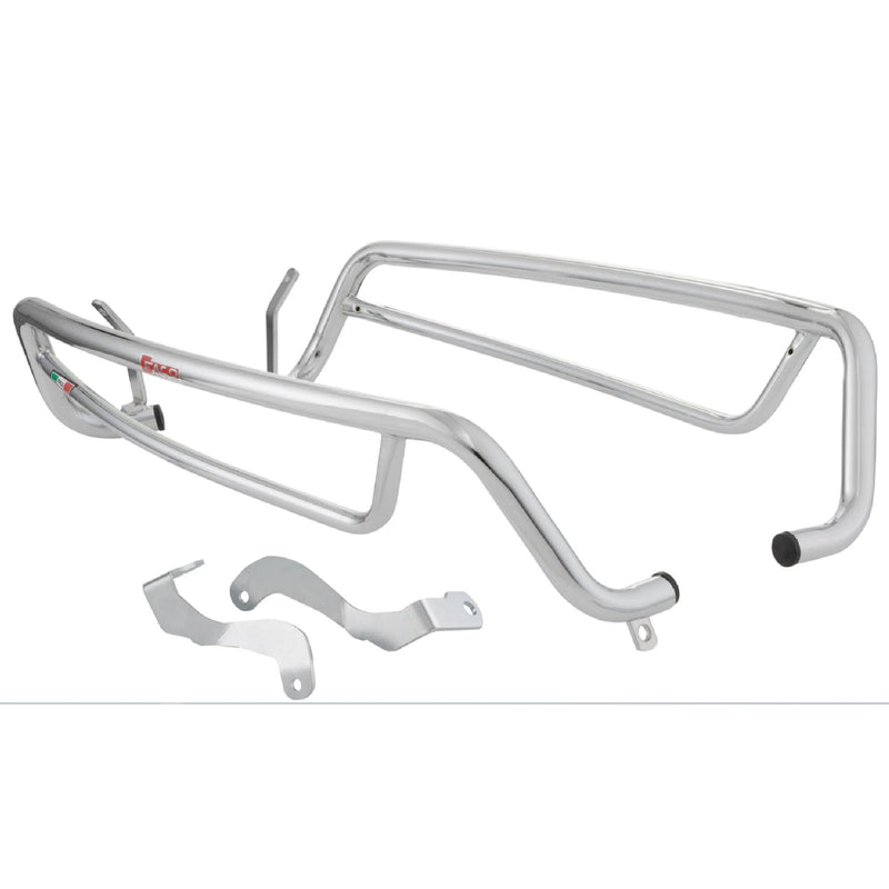 FACO Vespa GTS125-300, GTV (2019-Onwards) Chrome Rear Crash Bars