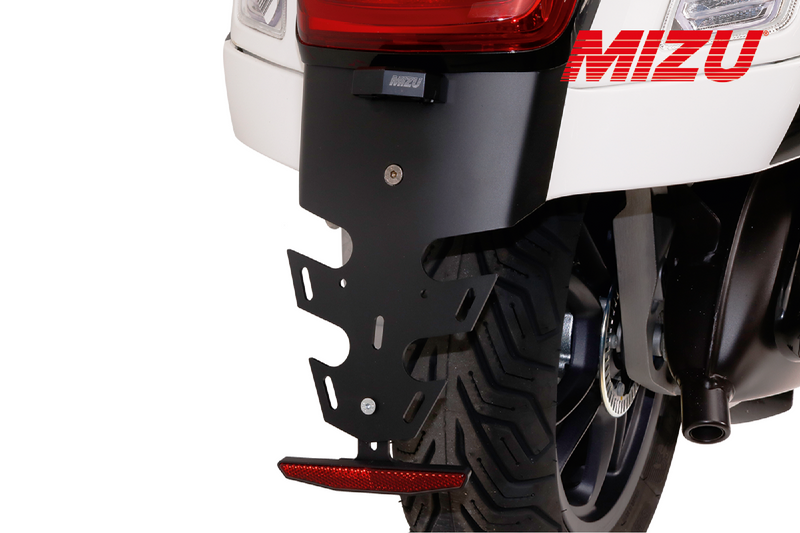 MIZU Vespa GTS, GTV (2022-Onwards) Number Plate Holder Fly-Series