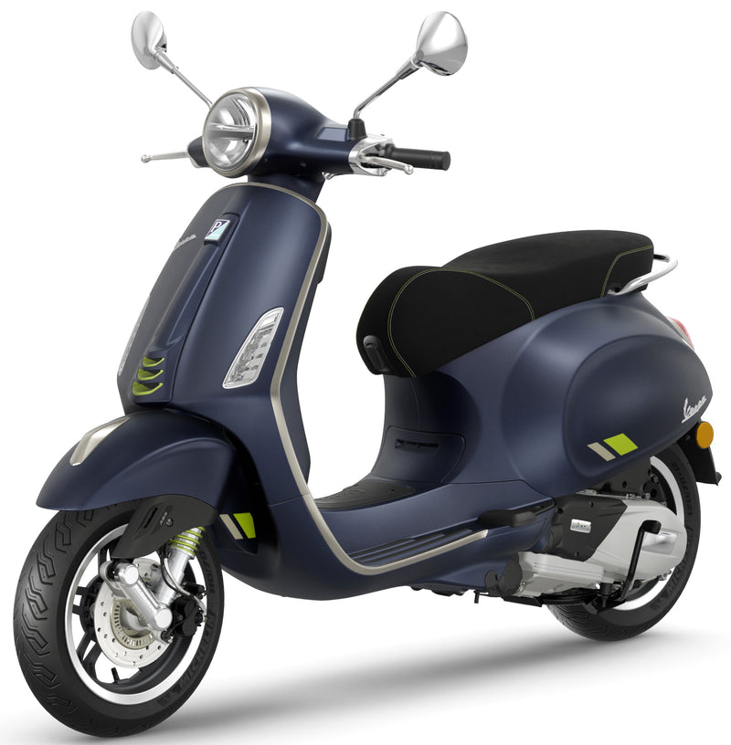 Vespa Primavera 125 Tech E5+ Blu Energico Matt Save £500 Upon Registration